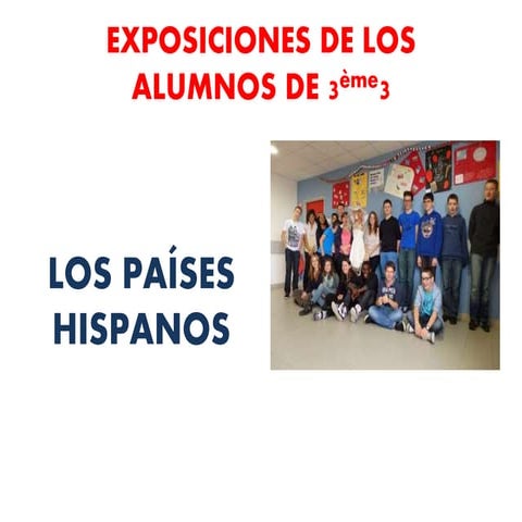 LOS PAISES LATINOS POR LOS 