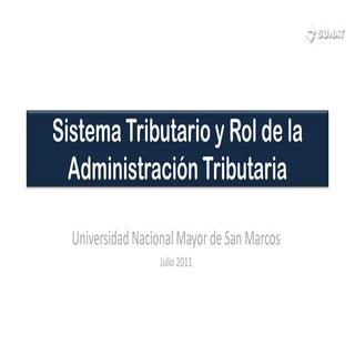sistema tributario nacional