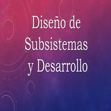 Subsistemas
