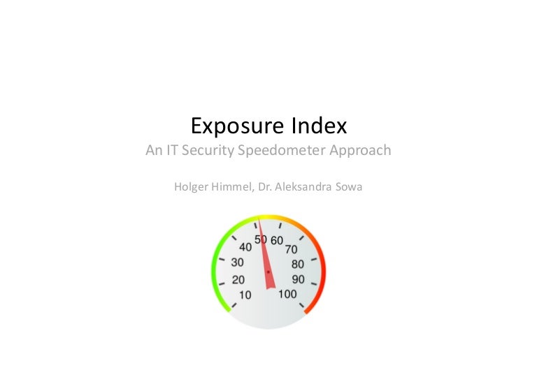 Exposure Index