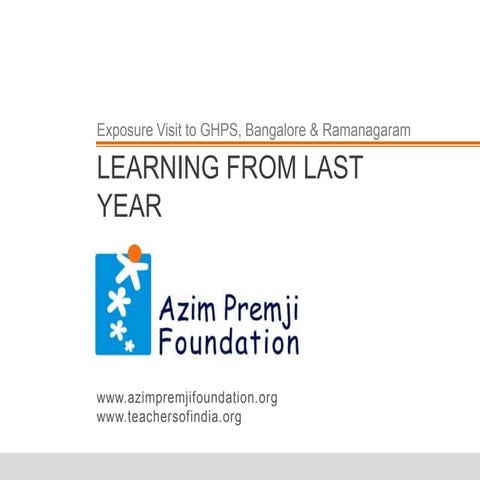 Exposure visit learning 