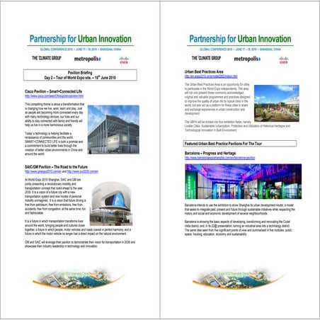 18th June Expo Tour Briefing