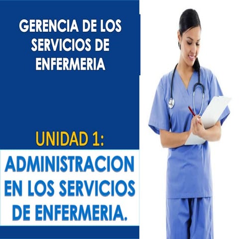 ADMINISTRACION EN LOS SERVICIOS DE ENFERMERIA