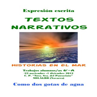 Expresión escrita 6º a. Textos Narr...