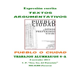 Expresión escritatextos argumentati...