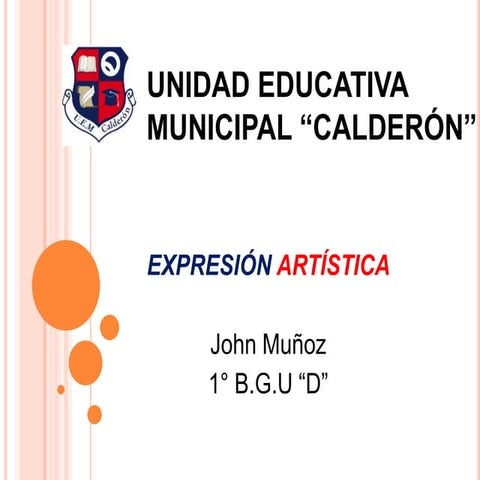 Expresión artistica