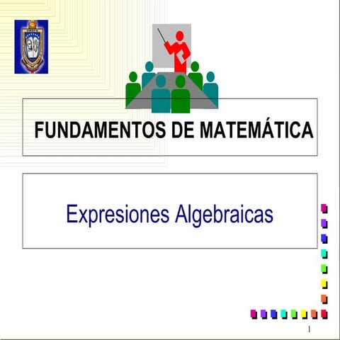Expresiones algebraicas