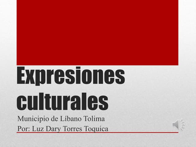 Expresiones culturales   blog