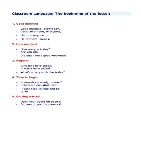 Expresiones para el aula basico 