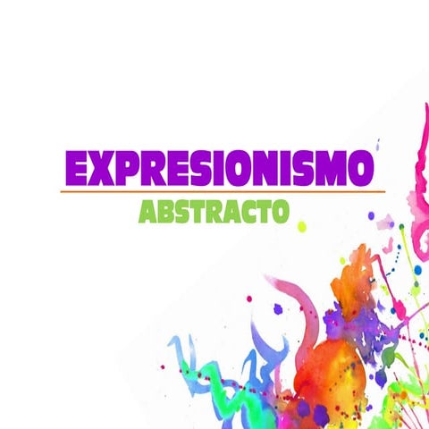 Expresionismo abstracto