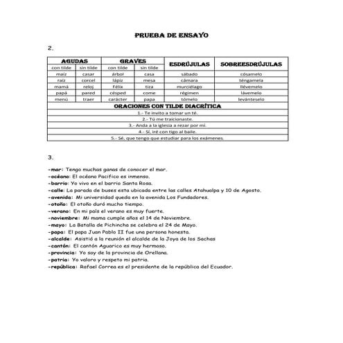 Expresion oral y escrita