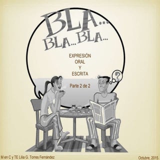 Expresioon oral y escrita. parte 2 ...