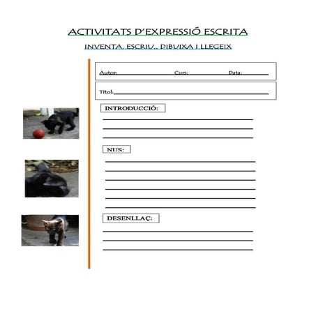 Expressió escrita imatges 4art