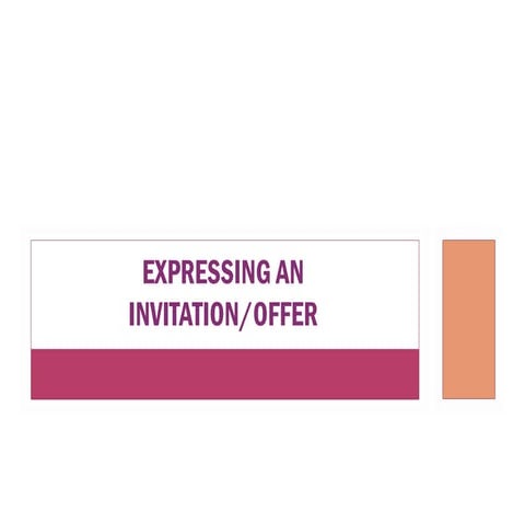 Expressing Invitation and Offer