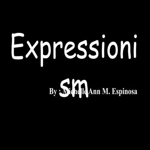 Expressionism Art Movement