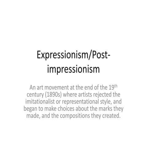 Expressionism still life | PPTX