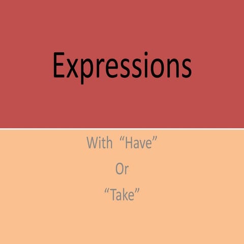 EXPRESSIONS WITH 
