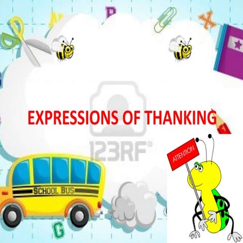 Expressions of thanking