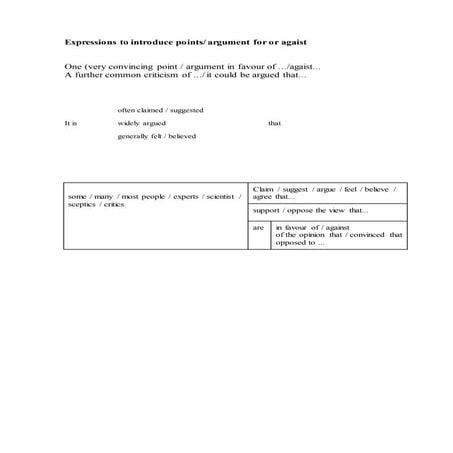 Expressions to introduce points | DOCX