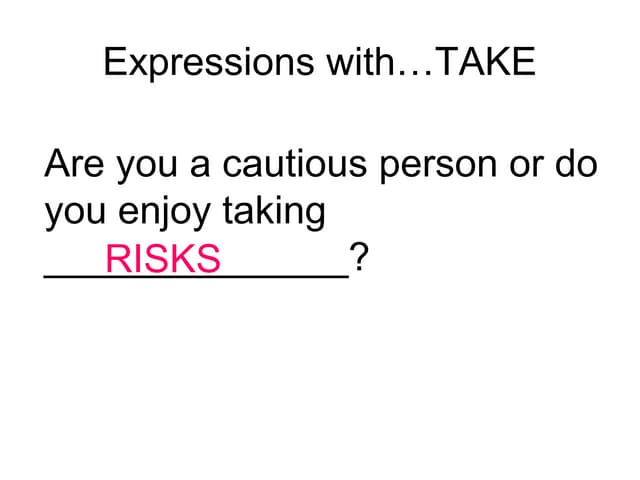 Expressions with take