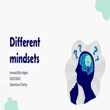 expressive clarity presentation slides ZU | PDF