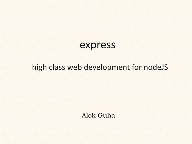 Express JS