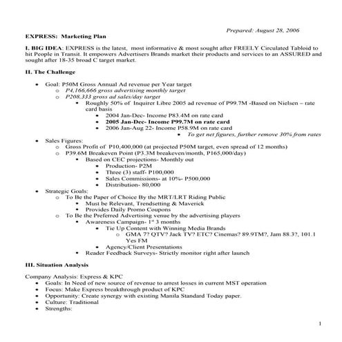 Freely Circulated Newspaper Marketing Plan + Case Study