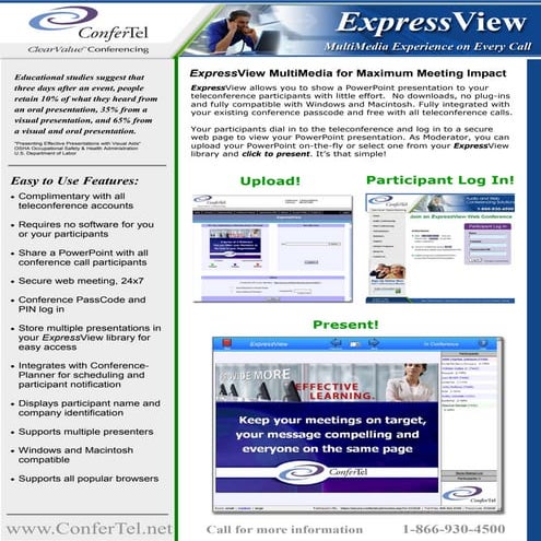 ExpressView by ConferTel