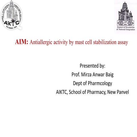 Expt 2  drug allergy