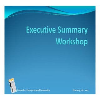 How to write an Executive Summary f...