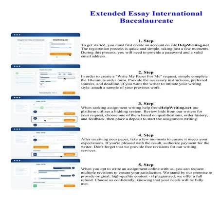 Extended Essay International Baccalaureate