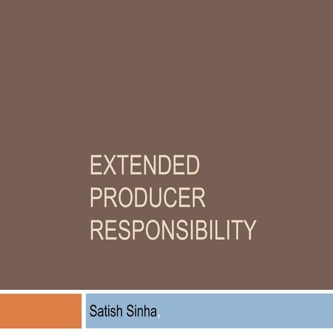 E-waste Management Workshop: Mr. Satish Sinha