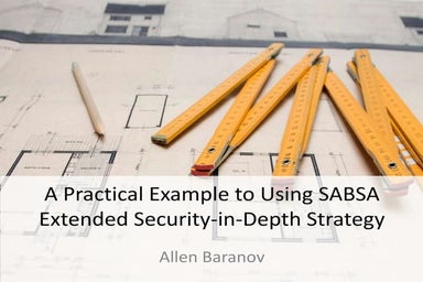 A Practical Example to Using SABSA Extended Security-in-Depth Strategy 