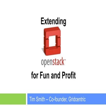OpenStack Nova - Developer Introduction | PPTX