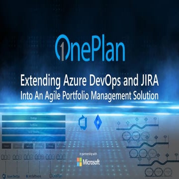 Extending Azure DevOps and JIRA into an Agile Portfolio Management Solution