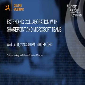 Extending Collaboration with SharePoint and Microsoft Teams