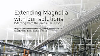 Extending Magnolia with our solutions