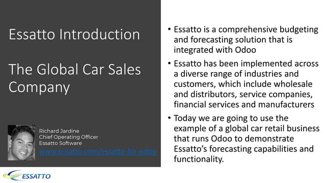 Extending Odoo with a Comprehensive Budgeting and Forecasting Capability