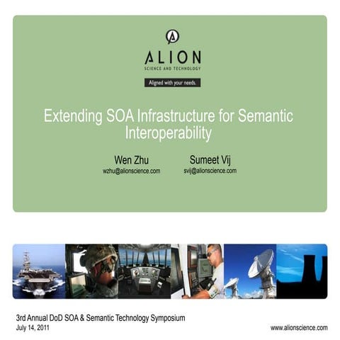Extending SOA Infrastructure for Semantic Interoperability