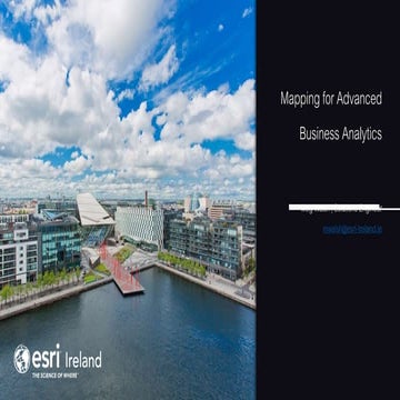 Mapping for Advanced Business Analytics - ArcGIS Business Analyst