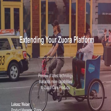 Subscribed 2016: Extending Your Zuora Platform