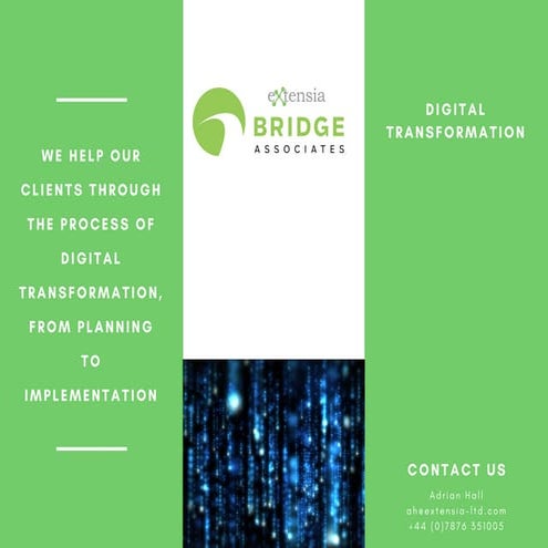 Extensia Bridge Digital Transformation