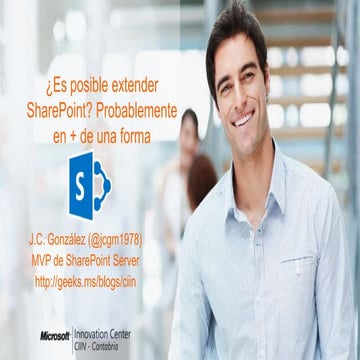 ¿Es posible extender a SharePoint 2013? Probablemente en m+as de una forma