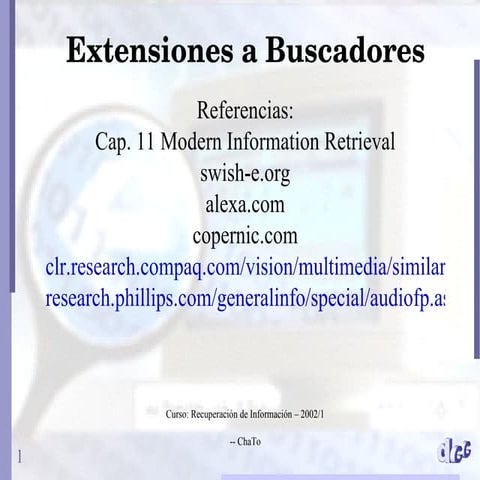 Extensiones a un Buscador Web