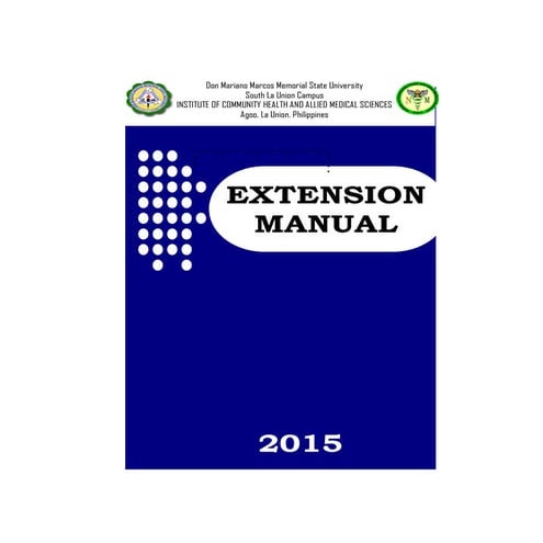 Extension manual.ichams