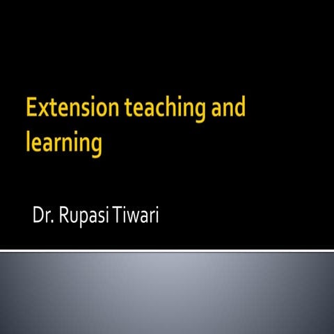 extension teaching & learning.pptx