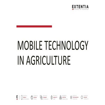 Mobile Technology in Agriculture