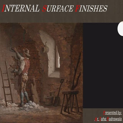 Exterior and interior Finishes- Building Construction