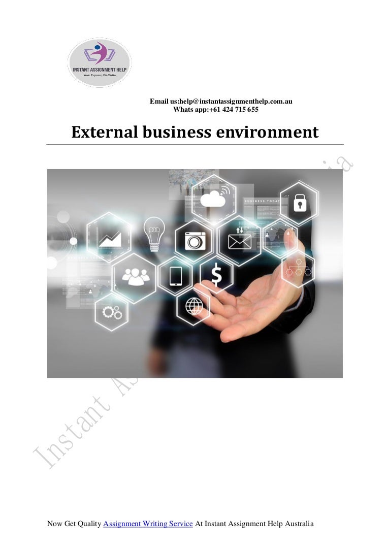 External Business Environment By Experts Writers