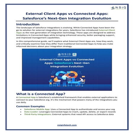 External Client Apps vs Connected Apps - Salesforce’s Next-Gen Integration Ev...